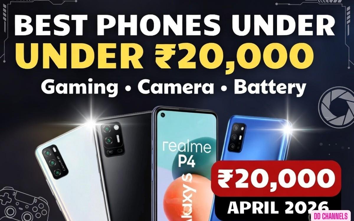 Best Smartphones Under ₹20,000 in India: Top Picks for Gaming, Camera & All-Round Performance
