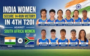 India Women Secure 14-Run Victory in 4th T20I Against South Africa Women