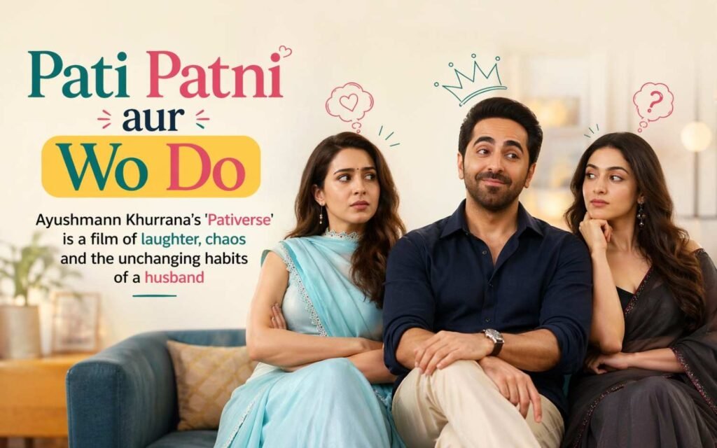 Pati Patni Aur Wo Do: Ayushmann Khurrana's 'Pativerse' is a film of laughter, chaos and the unchanging habits of a husband