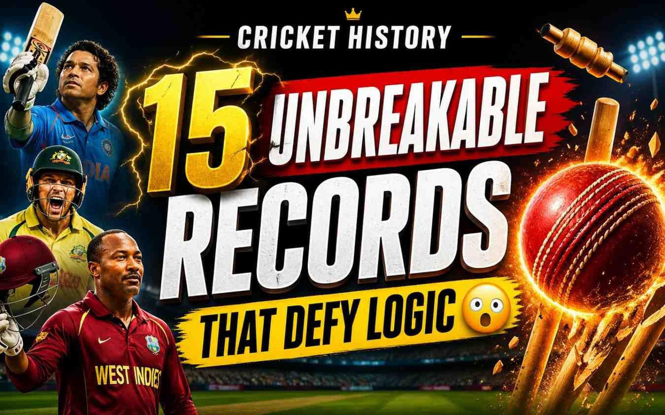 Top 15 Unbreakable World Records in Cricket History That Defy Logic